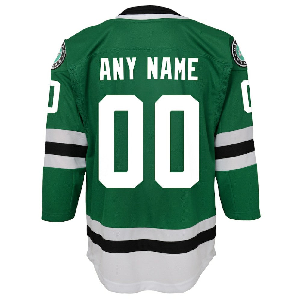 Dallas Stars Youth Home Custom Premier Jersey - Green | US 3820529