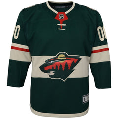 Minnesota Wild Youth Home Premier Custom Jersey - Green | US 3820534