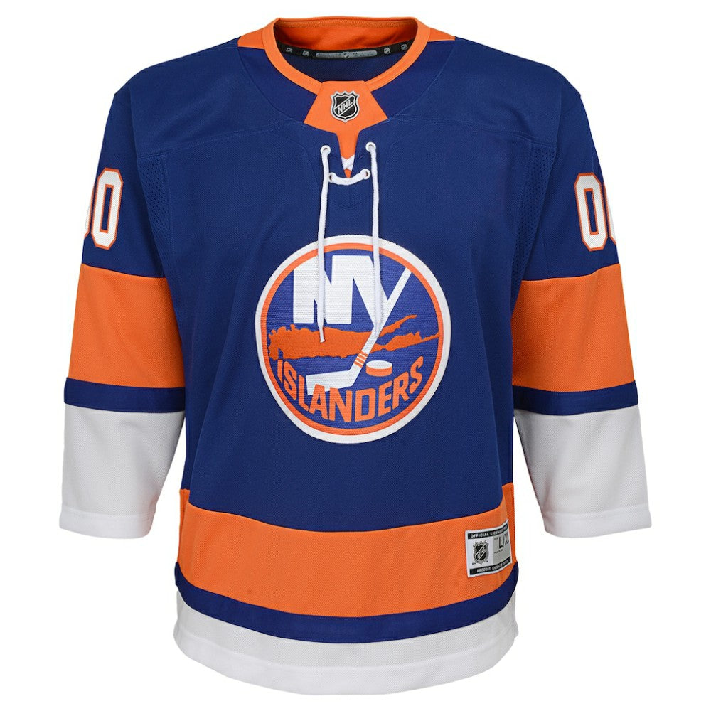 New York Islanders Youth Home Premier Custom Jersey - Blue | US 3820538