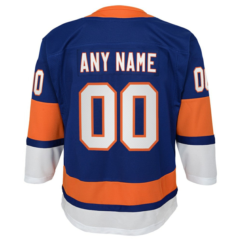New York Islanders Youth Home Premier Custom Jersey - Blue | US 3820538