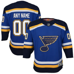 St. Louis Blues Youth Home Premier Custom Jersey - Blue | US 3820544