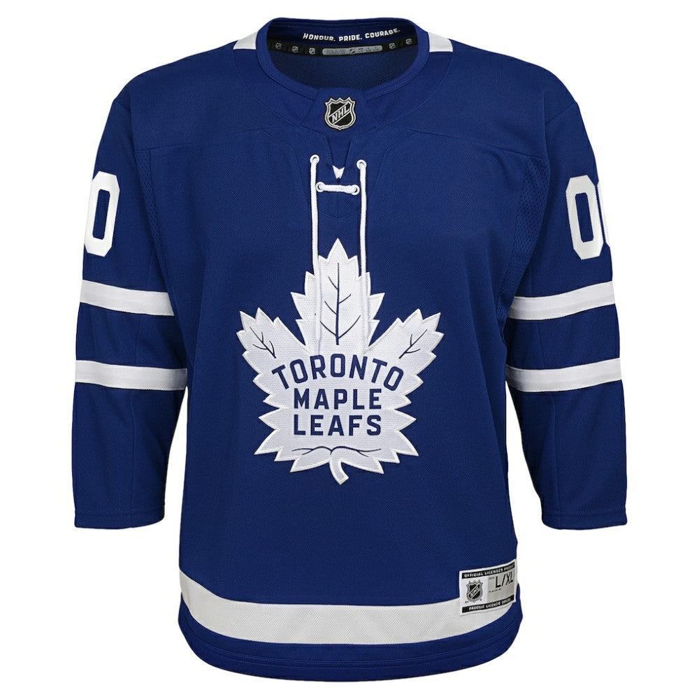 Toronto Maple Leafs Youth Home Premier Custom Jersey - Blue | US 3820546