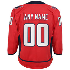 Washington Capitals Youth Home Custom Premier Jersey - Red | US 3820548