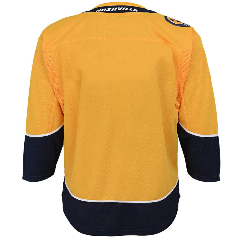 Nashville Predators Youth Home Premier Blank Jersey - Yellow | US 3820564
