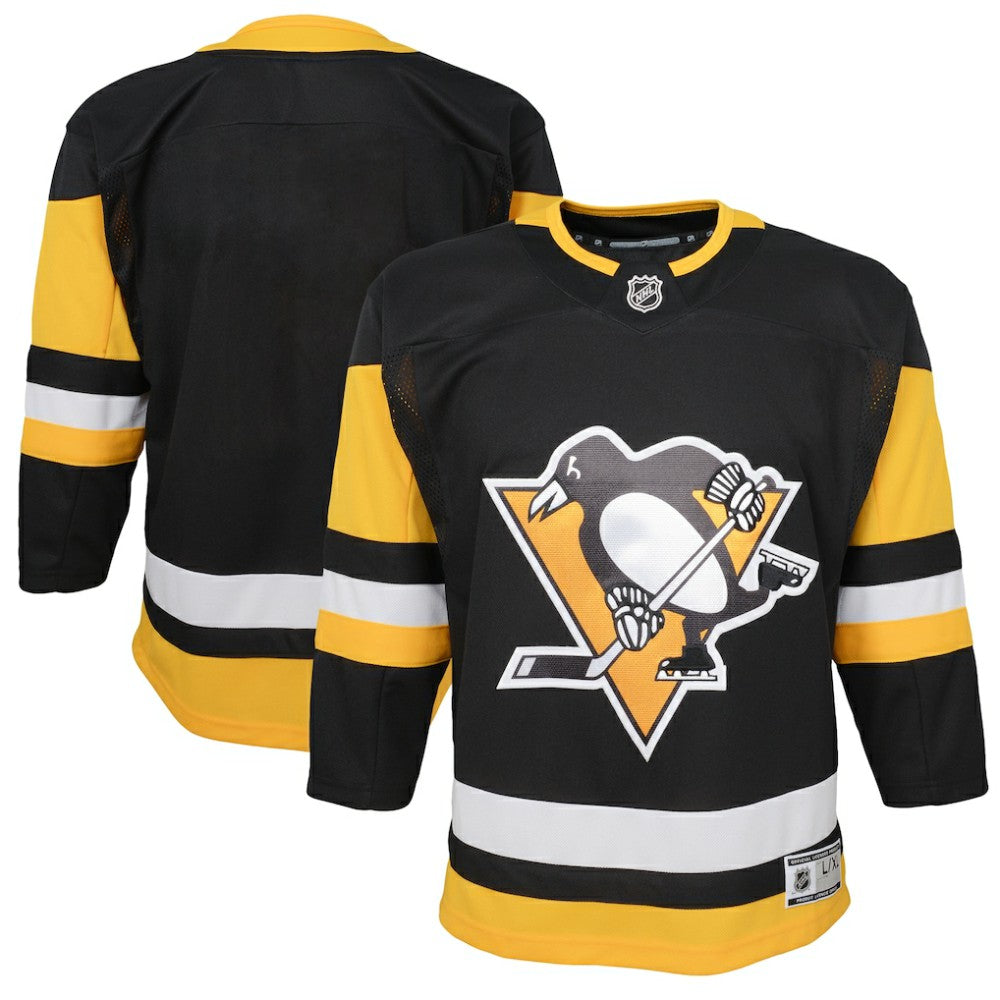 Pittsburgh Penguins Youth Home Premier Blank Jersey - Black | US 3820570