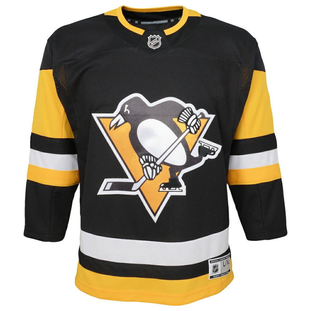 Pittsburgh Penguins Youth Home Premier Blank Jersey - Black | US 3820570