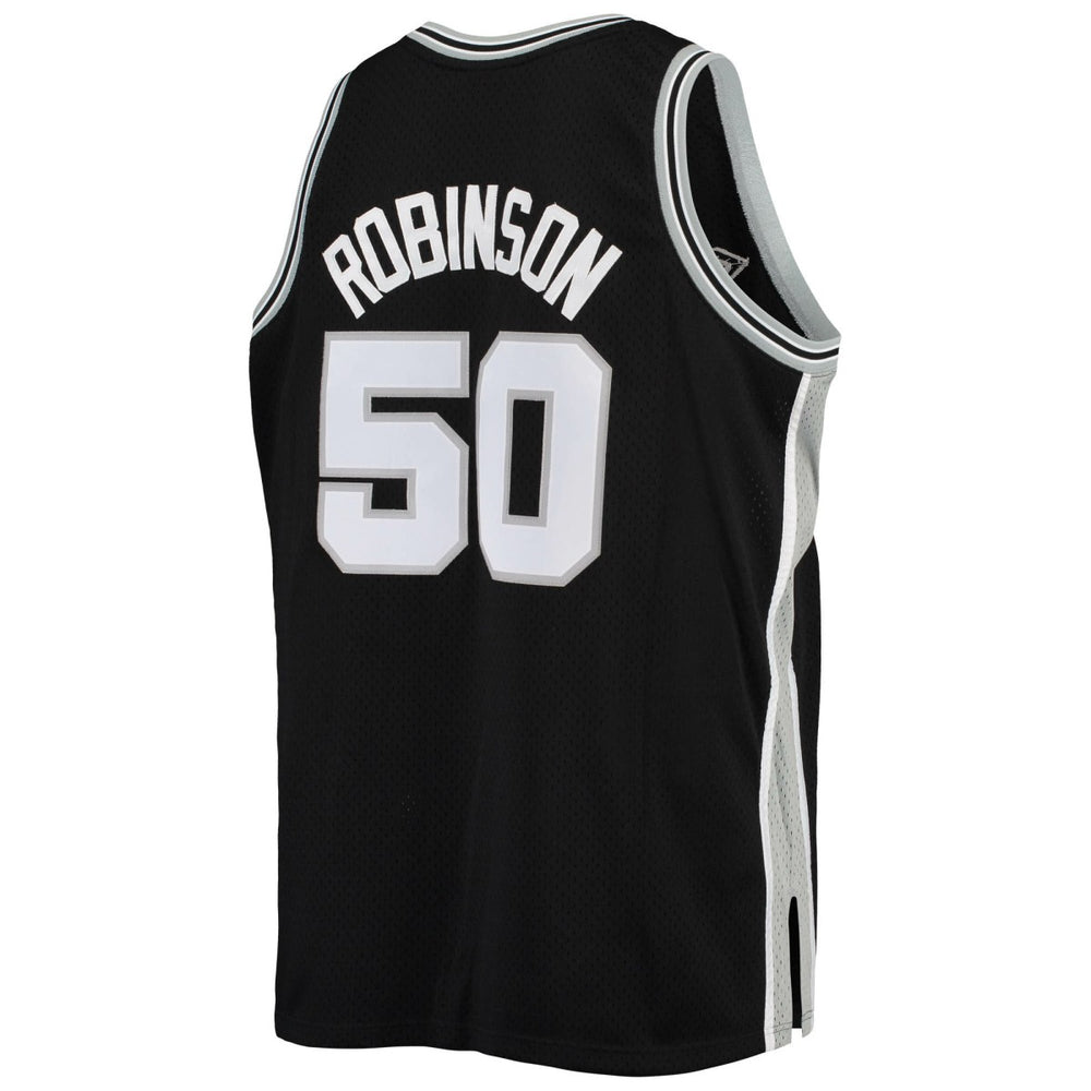 David Robinson San Antonio Spurs 1998/99 Big & Tall Hardwood Classics Swingman Jersey Black - Mitchell & Ness