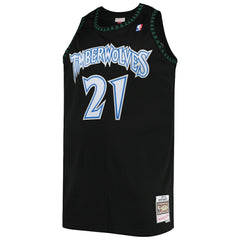 Kevin Garnett Minnesota Timberwolves 1997/98 Big & Tall Hardwood Classics Swingman Jersey Black - Mitchell & Ness
