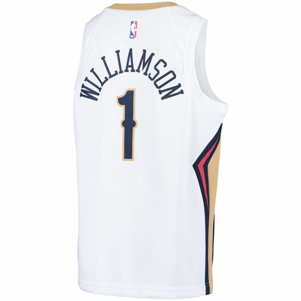 Zion Williamson New Orleans Pelicans Youth Swingman Player Jersey Association Edition White - Nike