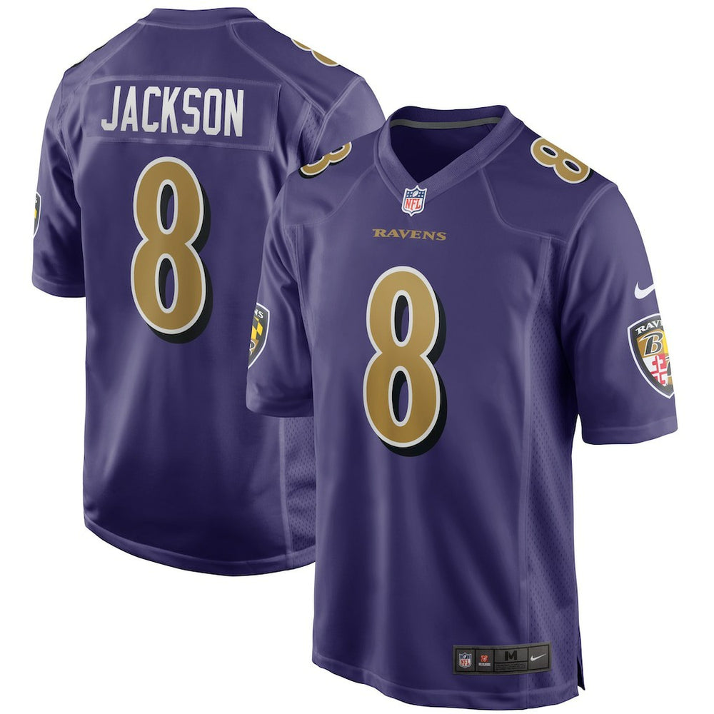 Lamar Jackson Baltimore Ravens Alternate Game Jersey - Purple Jerseys