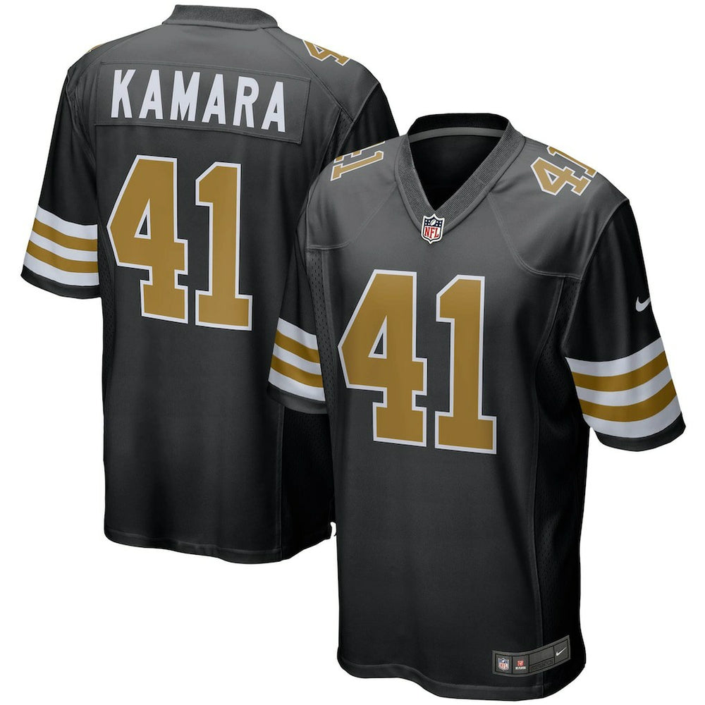 Alvin Kamara New Orleans Saints Alternate Game Jersey - Black Jerseys
