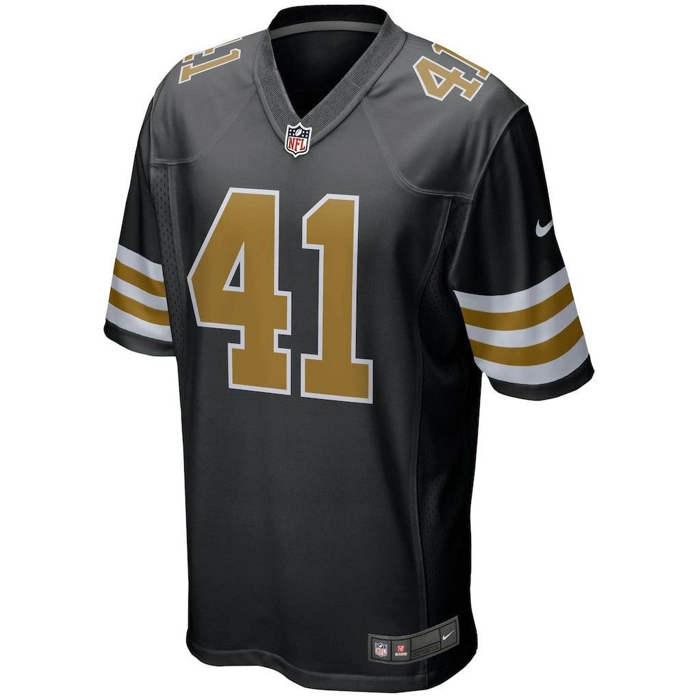Alvin Kamara New Orleans Saints Alternate Game Jersey - Black Jerseys
