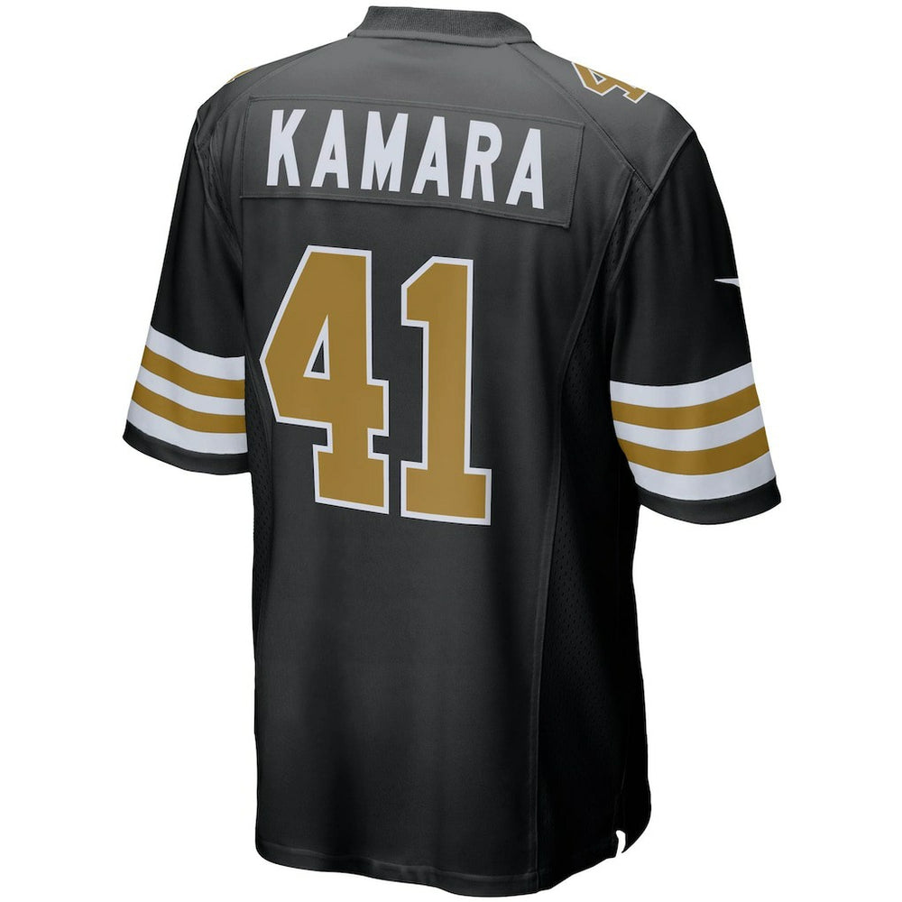 Alvin Kamara New Orleans Saints Alternate Game Jersey - Black Jerseys