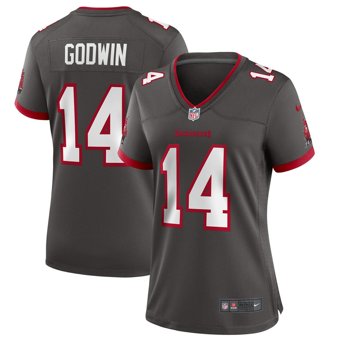 Chris Godwin Tampa Bay Buccaneers Women's Alternate Game Jersey - Pewter Jerseys