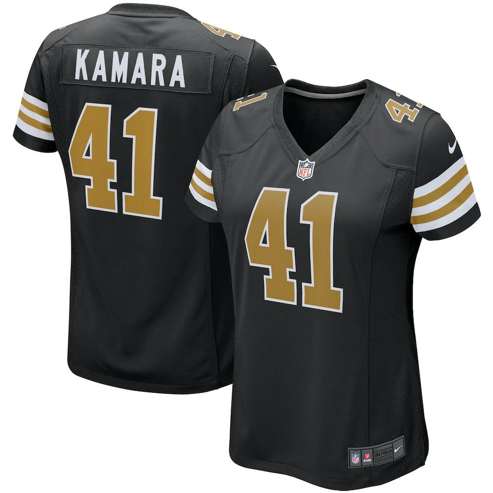 Alvin Kamara New Orleans Saints Women's Player Jersey - Black Jerseys