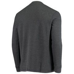 Tampa Bay Buccaneers Dunbrooke Logo Maverick Thermal Henley Long Sleeve T-Shirt - Charcoal T-shirts