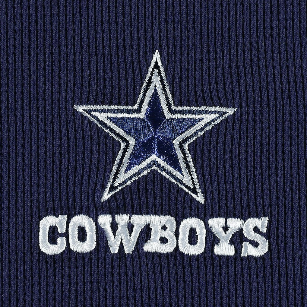 Dallas Cowboys Maverick Thermal Henley Long Sleeve T-Shirt - Navy T-shirts