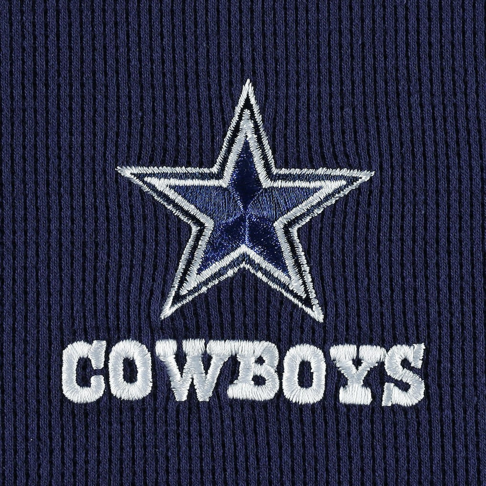 Dallas Cowboys Maverick Thermal Henley Long Sleeve T-Shirt - Navy T-shirts