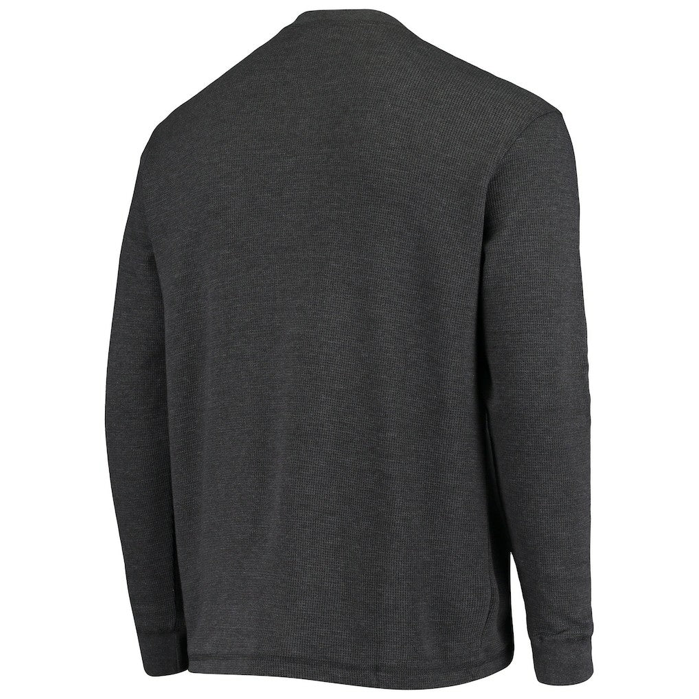 Miami Dolphins Dunbrooke Logo Maverick Thermal Henley Long Sleeve T-Shirt - Charcoal T-shirts