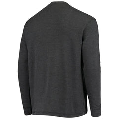 Miami Dolphins Dunbrooke Logo Maverick Thermal Henley Long Sleeve T-Shirt - Charcoal T-shirts