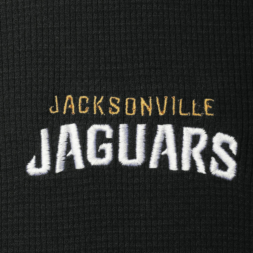 Jacksonville Jaguars Dunbrooke Logo Maverick Thermal Henley Long Sleeve T-Shirt - Black T-shirts