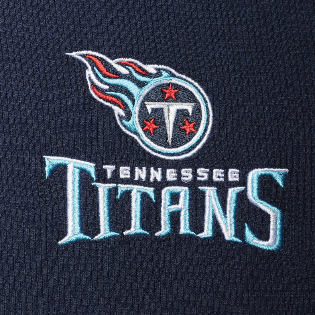 Tennessee Titans Dunbrooke Logo Maverick Thermal Henley Long Sleeve T-Shirt - Navy T-shirts