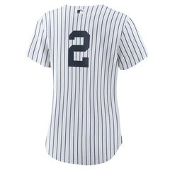 Derek Jeter New York Yankees Nike Women's Home Replica Player Jersey - White/Navy Jerseys