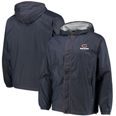 Chicago Bears Dunbrooke Logo Legacy Stadium Full-Zip Jacket- Navy - Navy Jackets