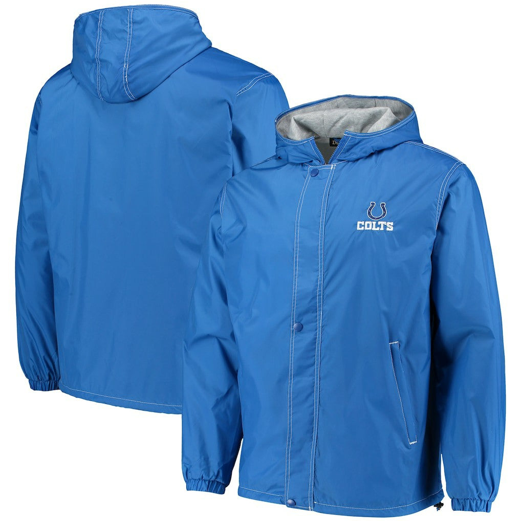Indianapolis Colts Dunbrooke Logo Legacy Stadium Full-Zip Jacket- Royal - Royal Jackets