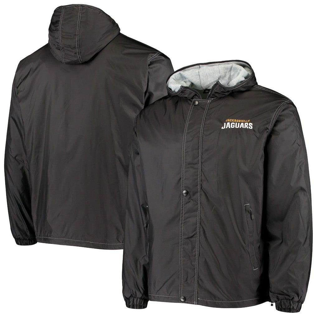 Jacksonville Jaguars Dunbrooke Logo Legacy Stadium Full-Zip Jacket- Black - Black Jackets