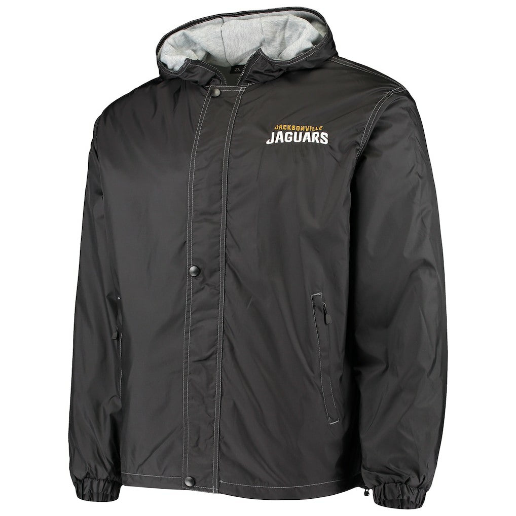 Jacksonville Jaguars Dunbrooke Logo Legacy Stadium Full-Zip Jacket- Black - Black Jackets