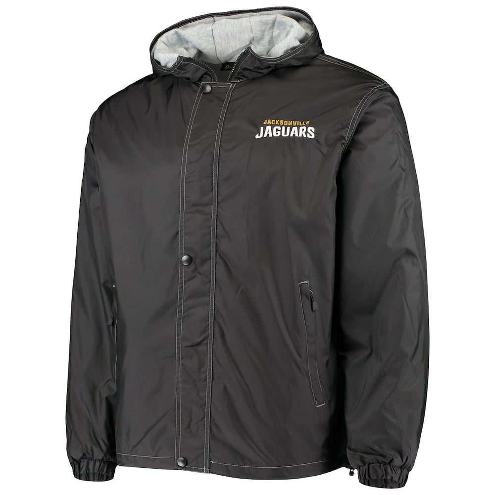 Jacksonville Jaguars Dunbrooke Logo Legacy Stadium Full-Zip Jacket- Black - Black Jackets