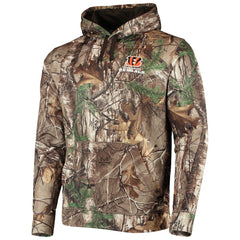 Cincinnati Bengals Dunbrooke Circle Champion Tech Fleece Pullover Hoodie - Realtree Camo Hoodies