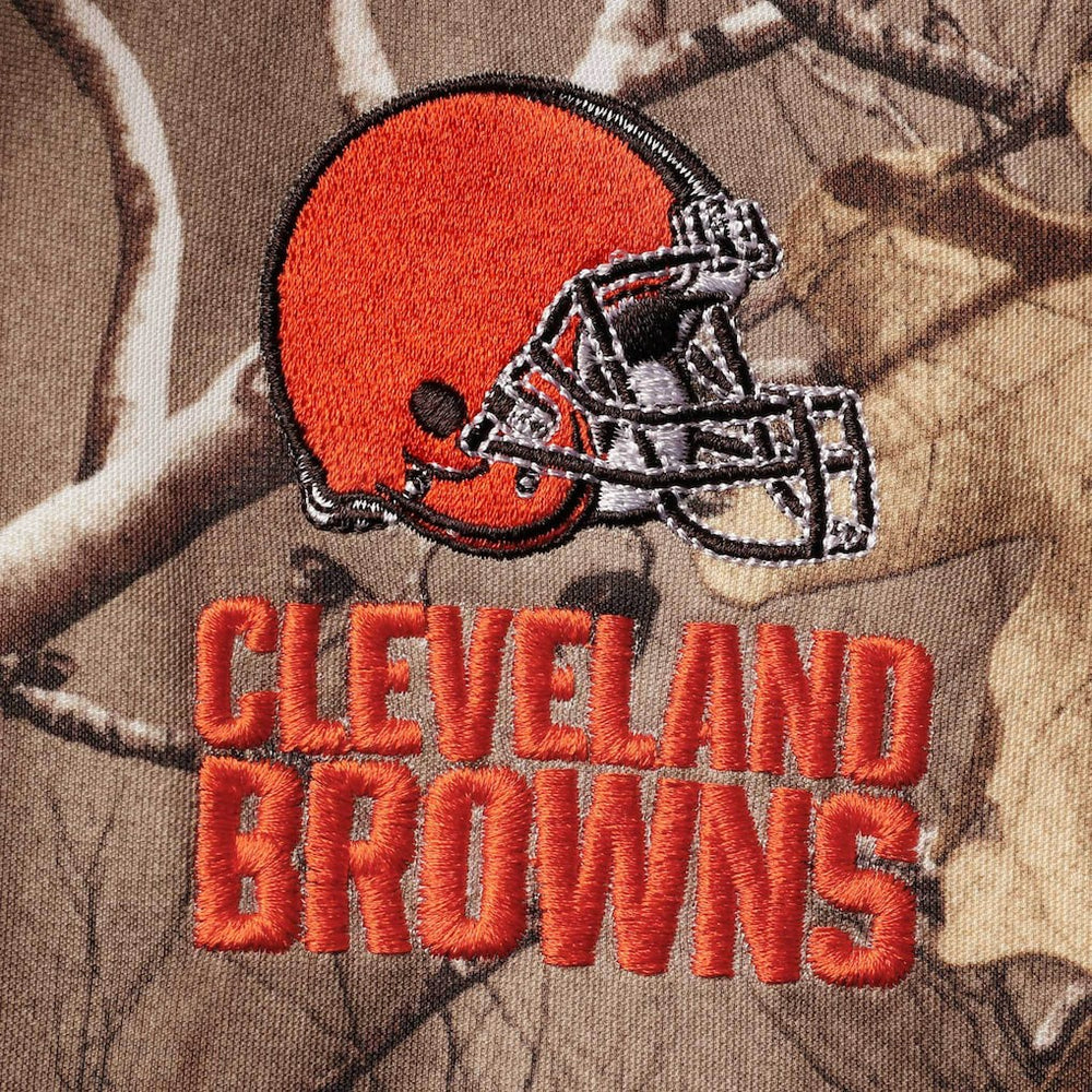 Cleveland Browns Dunbrooke Circle Champion Tech Fleece Pullover Hoodie - Realtree Camo Hoodies