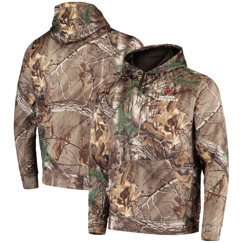 Arizona Cardinals Dunbrooke Circle Champion Tech Fleece Pullover Hoodie - Realtree Camo Hoodies