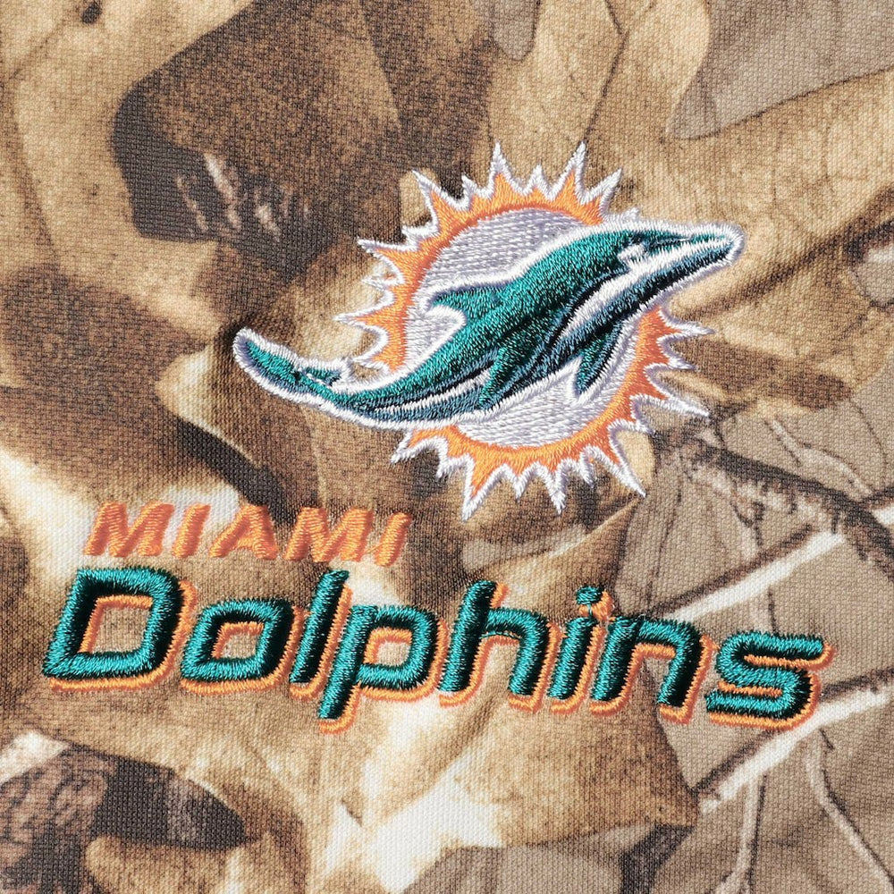 Miami Dolphins Dunbrooke Circle Champion Tech Fleece Pullover Hoodie - Realtree Camo Hoodies