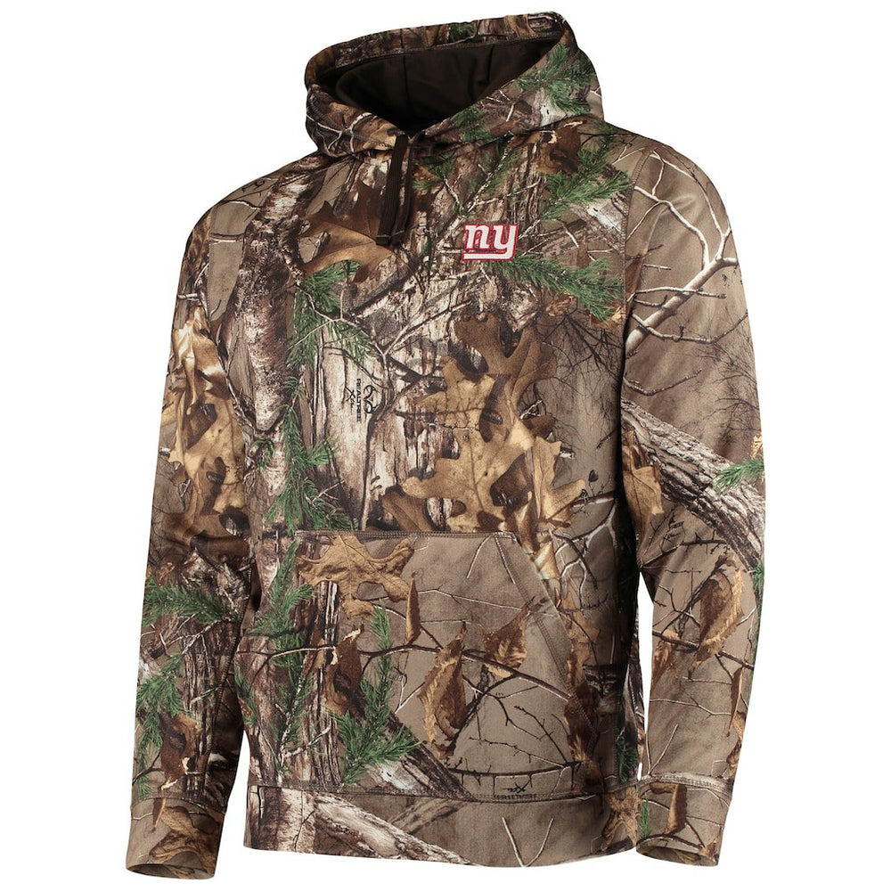 New York Giants Dunbrooke Circle Champion Tech Fleece Pullover Hoodie - Realtree Camo Hoodies