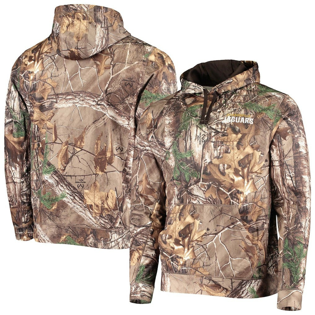 Jacksonville Jaguars Dunbrooke Circle Champion Tech Fleece Pullover Hoodie - Realtree Camo Hoodies