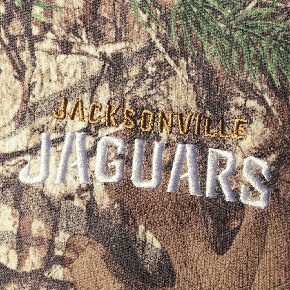 Jacksonville Jaguars Dunbrooke Circle Champion Tech Fleece Pullover Hoodie - Realtree Camo Hoodies