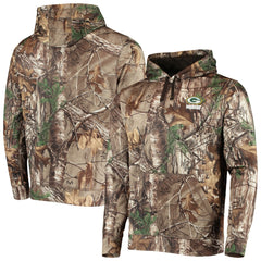Green Bay Packers Dunbrooke Circle Champion Tech Fleece Pullover Hoodie - Realtree Camo Hoodies