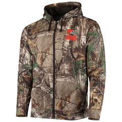 Cleveland Browns Dunbrooke Trophy Tech Fleece Full-Zip Hoodie - Realtree Camo Hoodies