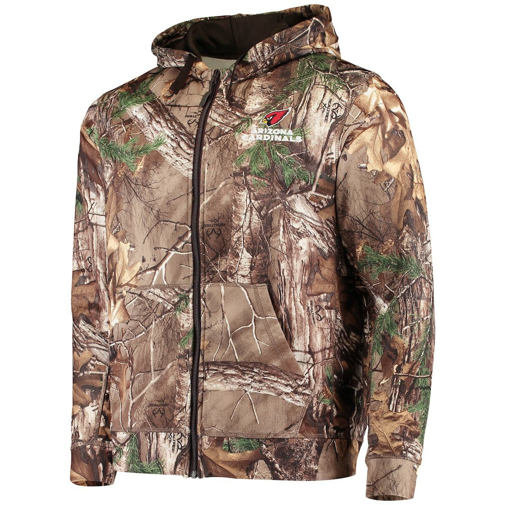 Arizona Cardinals Dunbrooke Trophy Tech Fleece Full-Zip Hoodie - Realtree Camo Hoodies