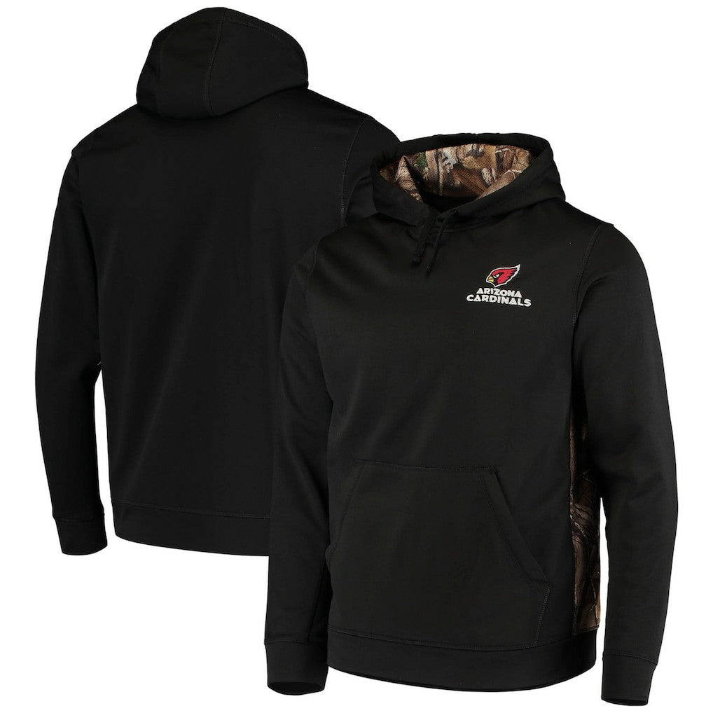 Arizona Cardinals Dunbrooke Logo Ranger Pullover Hoodie - Black/Realtree Camo Hoodies