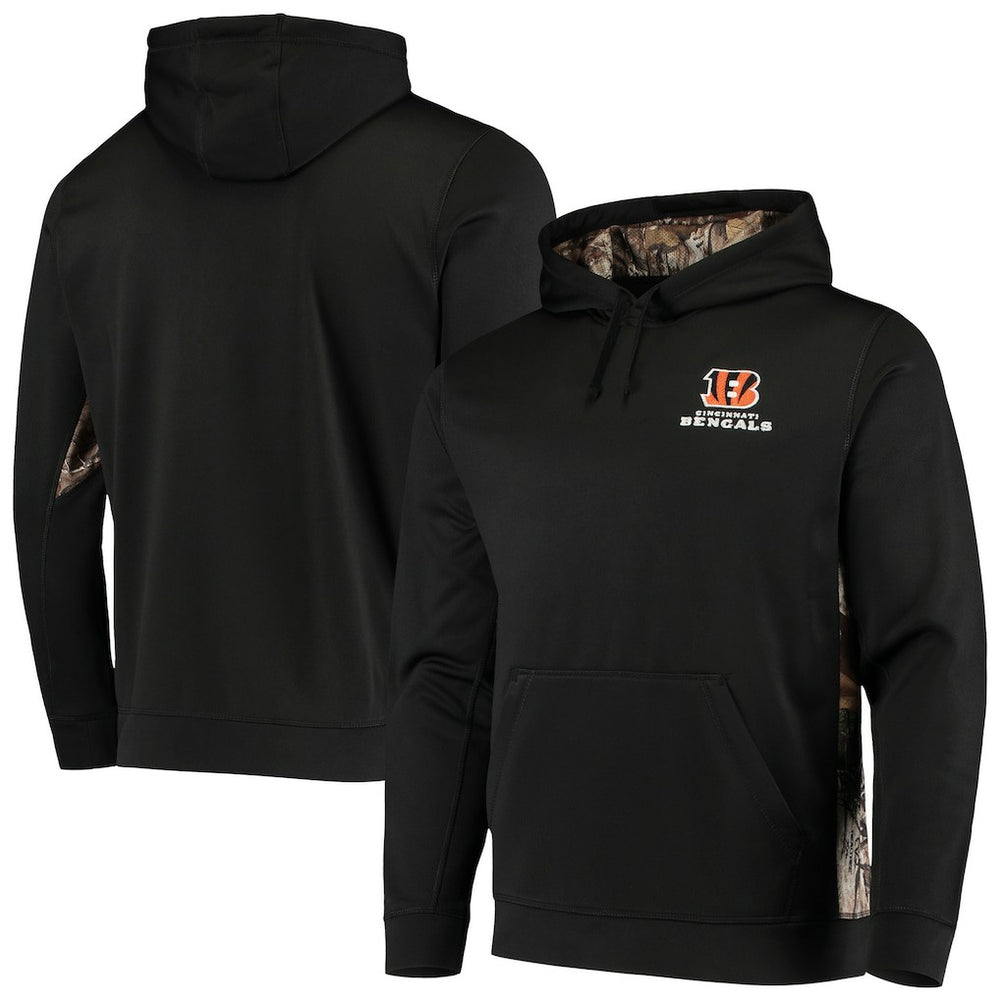 Cincinnati Bengals Dunbrooke Logo Ranger Pullover Hoodie - Black/Realtree Camo Hoodies