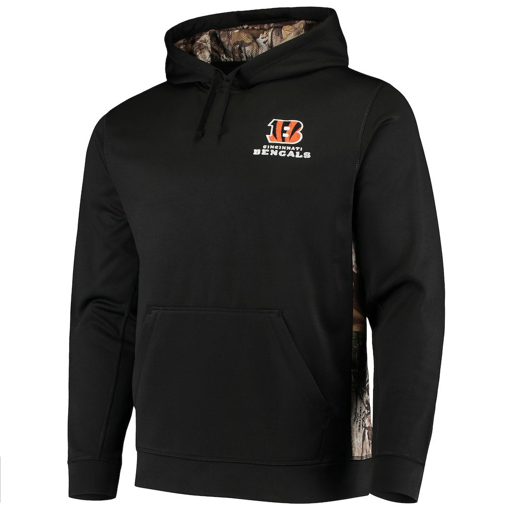 Cincinnati Bengals Dunbrooke Logo Ranger Pullover Hoodie - Black/Realtree Camo Hoodies