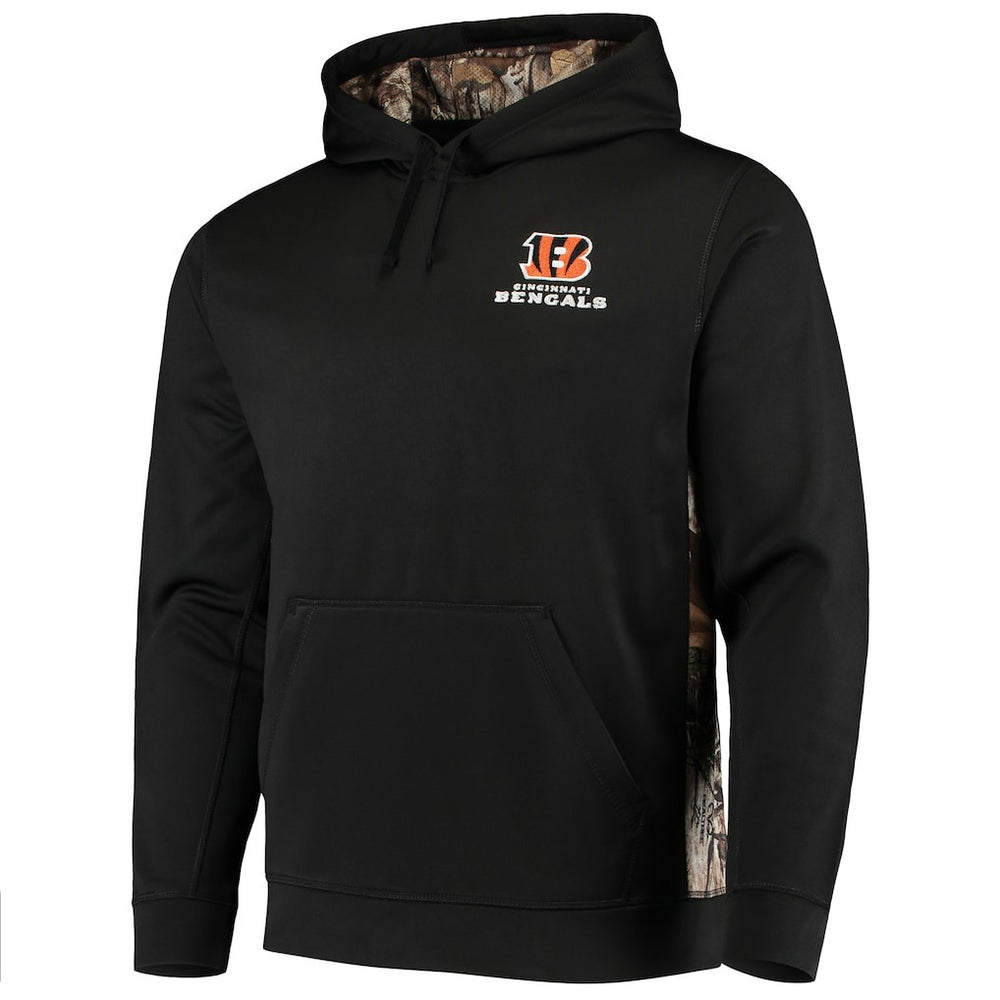 Cincinnati Bengals Dunbrooke Logo Ranger Pullover Hoodie - Black/Realtree Camo Hoodies