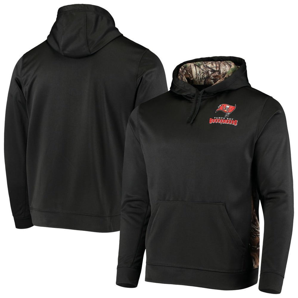 Tampa Bay Buccaneers Dunbrooke Logo Ranger Pullover Hoodie - Black/Realtree Camo Hoodies