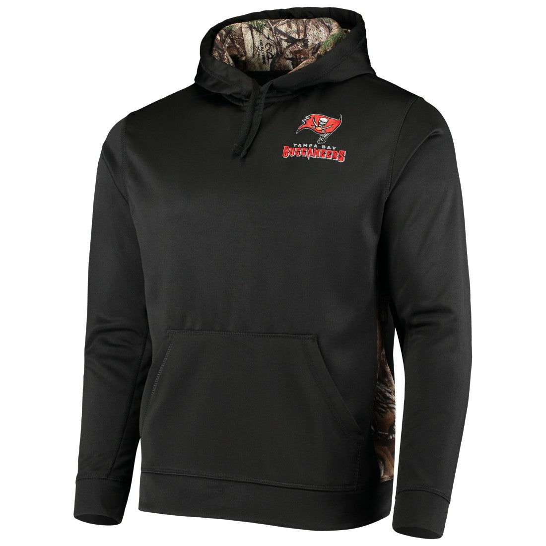 Tampa Bay Buccaneers Dunbrooke Logo Ranger Pullover Hoodie - Black/Realtree Camo Hoodies
