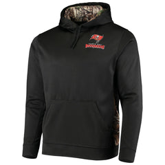 Tampa Bay Buccaneers Dunbrooke Logo Ranger Pullover Hoodie - Black/Realtree Camo Hoodies