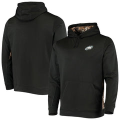 Philadelphia Eagles Dunbrooke Logo Ranger Pullover Hoodie - Black/Realtree Camo Hoodies